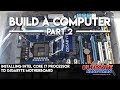 installing intel core i7 processor to gigabyte motherboard