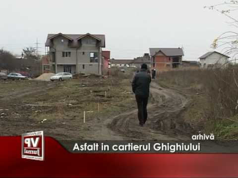 Asfalt in cartierul Ghighiului