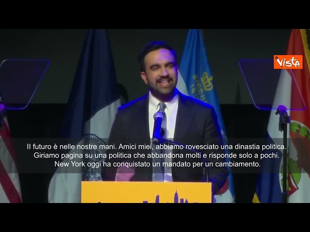 Zohran Mamdani (Primo sindaco musulmano eletto a New York): Il futuro è nelle nostre mani
