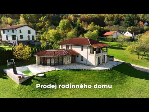 Video Prodej novostavby rodinného domu 170 m², pozemek 1873 m² Štěchovice - Třebenice