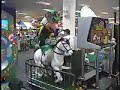 Chuck E. Cheese rides the Ken Chuck-e-derby!