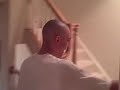 patrick's reactions within moments of being shaved completely bald.