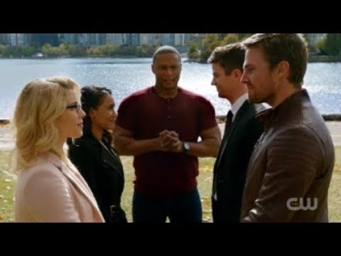 Westallen and Olicity Wedding | DC's Legends Of Tomorrow 3x08 | Crisis On Earth X