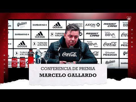 Marcelo Gallardo en conferencia de prensa (18/7/2021)
