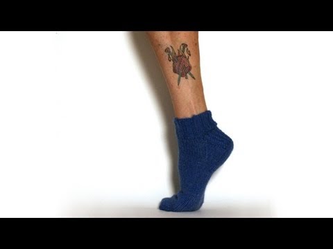 how to knit easy socks