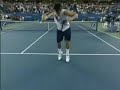 Djokovic imitating Djokovic imitating