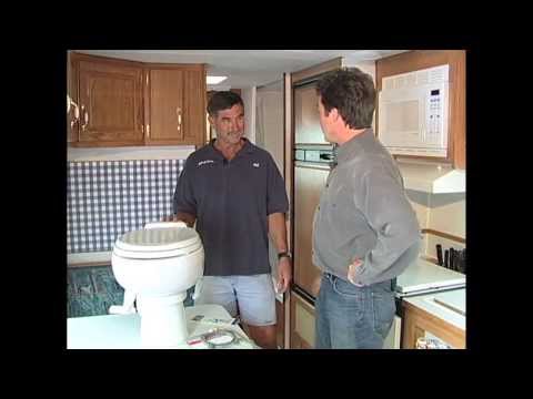 how to remove rv toilet