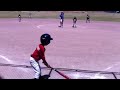 Click here to watch this video Ryan Hsu, 7, hits a Triple