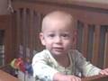 Waking Jonah up on his first birthday!