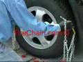 Diamond Tire Chains Installation View Video
