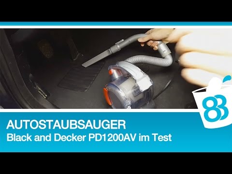 Autostaubsauger Black and Decker PD1200AV im Test AUTO INNENRAUM AUFBEREITUNG