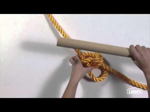 how to fasten a swing to a tree