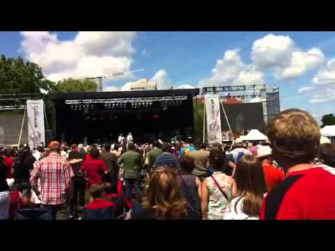 Platinum Blonde at the Sound of Music Festival in Burlingto