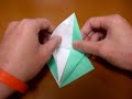 Origami: Un ave que vuela