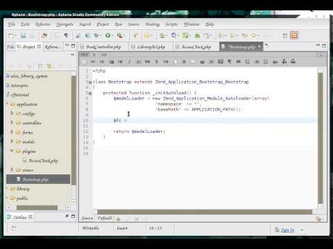 Zend Framework tutorial 5 zend_acl with zend_auth and controller plugin part 2