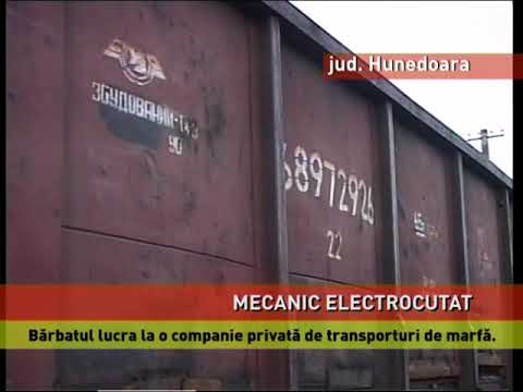 Mecanic electrocutat, la Hunedoara