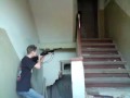 Softair Schlacht im Treppenhaus