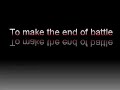 To make the end of battle w/ DGX-505(no videos)