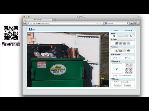 how to control ptz camera with pc