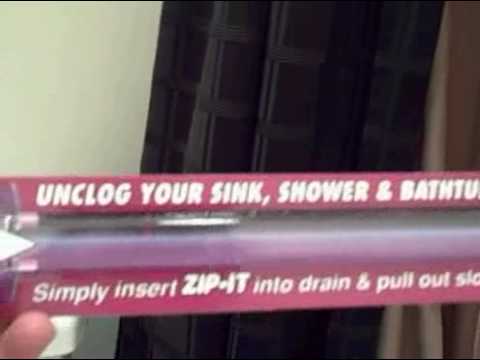 how to unclog zipper