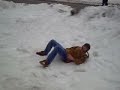 mat paquette se plante en 3 ski