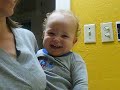 Adventures in Toothbrushing - cutest baby laugh EVER! Adventures in Toothbrushing - cutest baby laugh EVER!