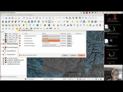 how to enable snapping in qgis