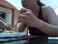 Fatty enjoying her Briyani