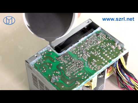 how to dissolve electronic potting compound