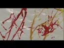 these are my daughter's paintings.  she recites three poems, the first is william carlos williams' 