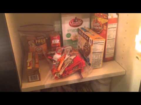 how to organize ziploc bags in pantry