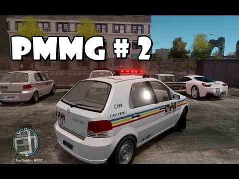 GTA IV - PMMG em patrulhamento : Perseguição e troca de tiros