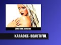 karaoke beautiful christina aguilera