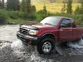 Fording the Slate River