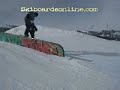 Bailey Mitchell Skiboarding in Utah