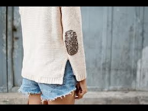 how to elbow patch jumper