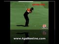 Tiger Woods Hitting Down on the Ball