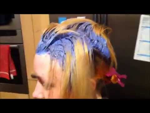 how to dye two tone hair