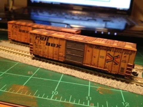 how to paint n gauge track