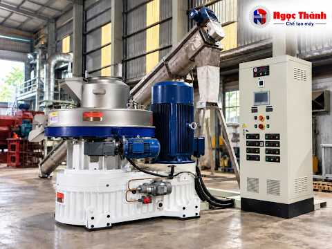 Dây Chuyền Sản Xuất Viên Nén Gỗ, Trấu Tự Động