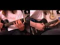morning people,

this is not my best work. i play the live version without the synthesizer.
except at the end i fade it in.

check out my new version.
it is much better.

intro:
i riff from myself i recorded.

description:
i first record the audio of the song,
then film me playing both guitars and edit them together.

gear:
guitar: epiphone les paul special
strings: ernie ball 12-56
tuning: dropped a#
bass: keiper 5 string
amp: line6 toneport ux2 with powerpack addon.
recording device: same as above
recording software: emagic logic.
drums: battery 3.0 with sampled drums
camcorder: panasonic nv-gs 11
video editing: adobe premiere pro

see ya.
da schehf !!!