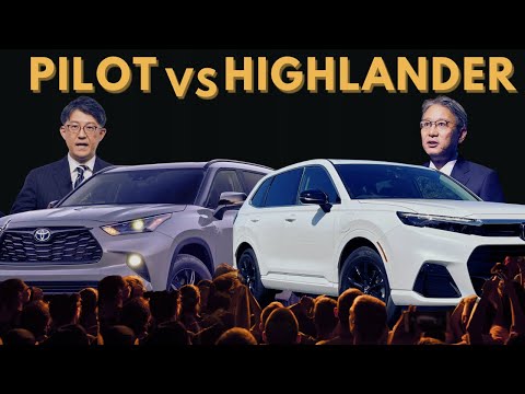 2025 honda pilot vs 2025 toyota highlander whos the winner