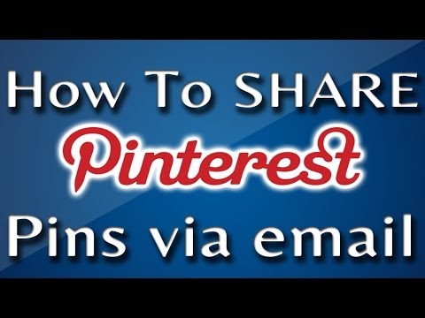 how to join pinterest through email