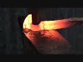 forging axe from railroad spike