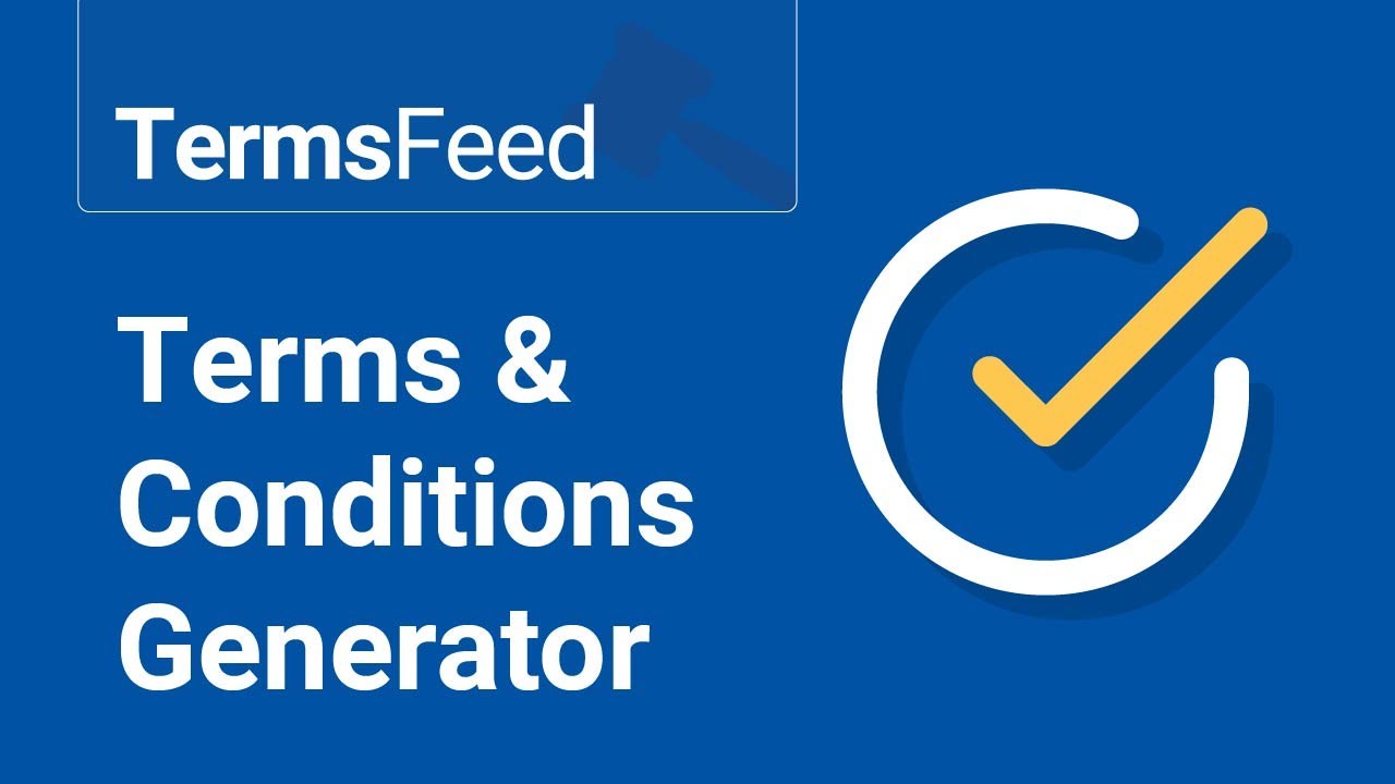 2018 terms conditions generator termsfeed