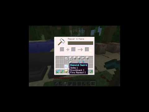 comment reparer une epee minecraft