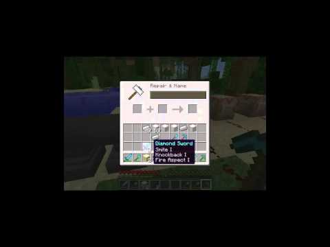 comment reparer une epee dans minecraft