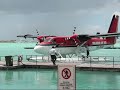 Seaplanes landing at Male