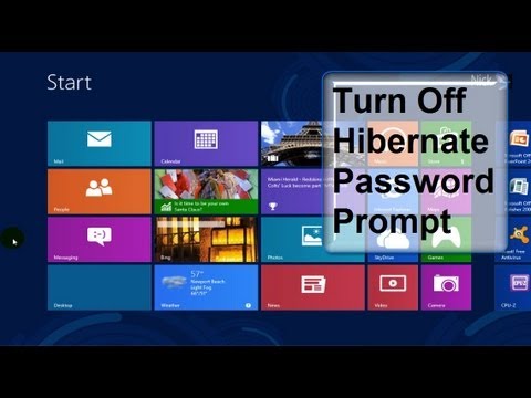 how to turn hibernate off windows 8