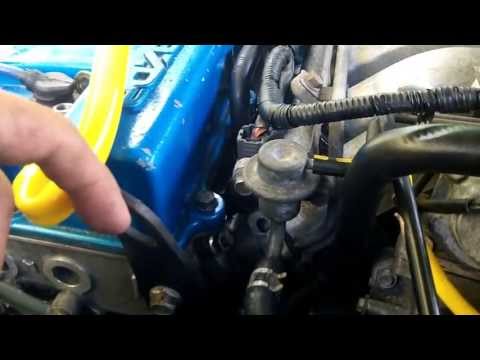 Mazda 626 –  Fuel Pressure Regulator Replacement